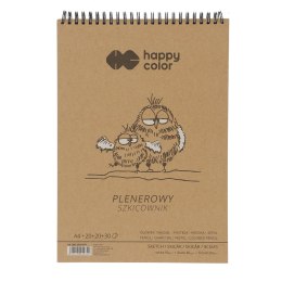 Blok artystyczny Happy Color szkicownik A4 80g 70k Happy Color (HA 3808 2030-P70)