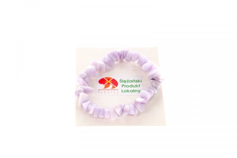 Bransoletka bransoletka jadeit górski bryłka lawenda 6x10mm Mol