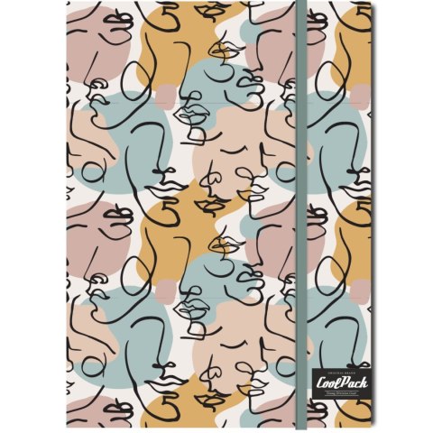 Brulion CoolPack Art Deco z gumką A5 Patio (04453CP)