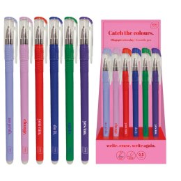 Długopis wymazywalny Catch THE COLOUR 5902277327147 niebieski 0,5mm Noster (36 szt)
