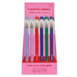 Długopis wymazywalny Catch THE COLOUR 5902277327147 niebieski 0,5mm Noster (36 szt)
