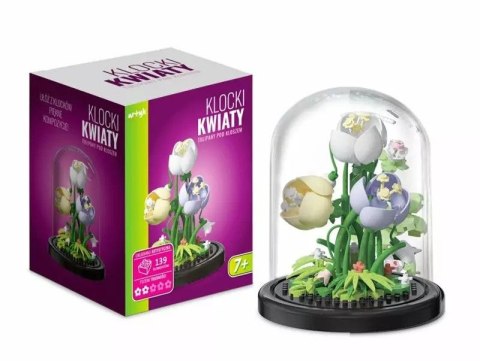 Klocki konstrukcyjne tulipany pod kloszem 139el Artyk (136948) Klocki konstrukcyjne tulipany pod kloszem 139el Artyk (136948)