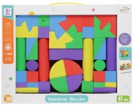 Klocki pozostałe piankowe 47 elementów Mega Creative (545066)