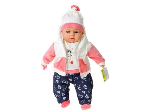 Lalka bobas z polskim głosem, śpiewa i mówi po polsku; PVC [mm:] 450 Adar (567832)