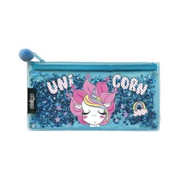 Piórnik Owalny silikonowy pływające gwiazdki Strigo (SSC083)