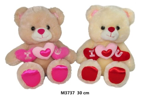 Pluszak miś z sercem 2 kolory [mm:] 300 Sun-Day (166487)