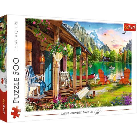 Puzzle Domek w górach 500 el. Trefl (37408)
