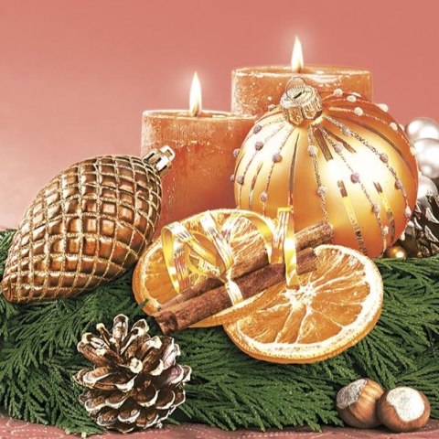 Serwetki Boże narodzenie mix bibuła [mm:] 330x330 Pol-mak (SL GW)