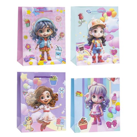 Torba prezentowa A4 Rozette (TD-24081-3D-A4 (26x32x10))