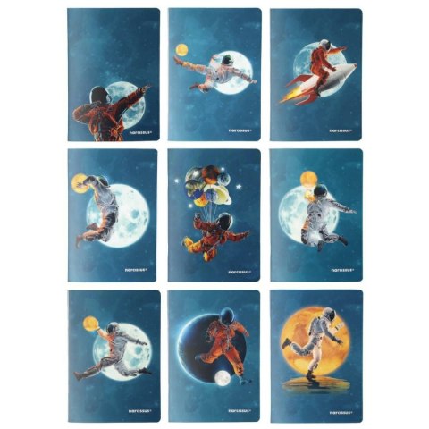 Zeszyt cosmo PP A5 32k. 80g krata Narcissus