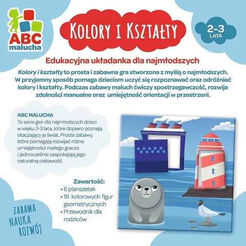 Gra edukacyjna ABC Malucha Kolory I kształty Trefl (01939)
