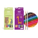 Kredki ołówkowe BB KIDS 12 kol trójkątne 5902277329776 12 kol. Bebe (FSC100%)
