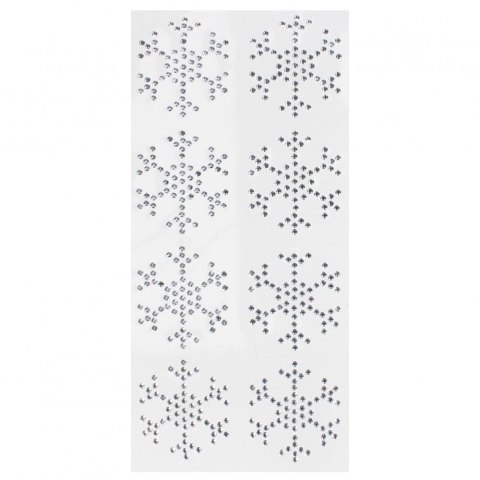 Kryształki Samoprzylepne SNIEZKI srebrne Craft With Fun (501453)