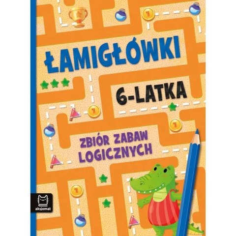 Książka dla dzieci Łamigłówki 6-latka. Zbiór zabaw logicznych Książka dla dzieci Łamigłówki 6-latka. Zbiór zabaw logicznych