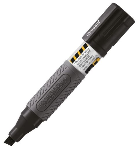 Marker permanentny Professional 2080030501 wkład czarny 5-8mm ścięta końcówka Monami (160-2484)