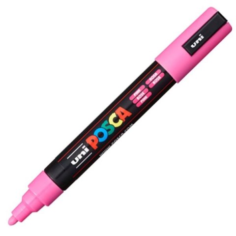 Marker suchościeralny Posca wkład różowy 1,8-2,5mm ścięta końcówka Uni (PC-5M)