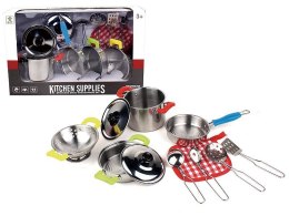 Naczynia zestaw garnków metalowych Adar (608160)