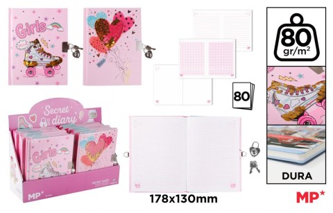 Pamiętnik GIRLS [mm:] 130x178 Mp (PB891-02)