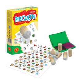 Pieczątka ZE ZWIEZĘTAMI okrągła Alexander