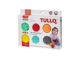 Piłka do masażu Sensoryczne buźki 6 szt. guma Tullo (462)