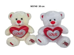 Pluszak miś z sercem 2 kolory [mm:] 300 Sun-Day (166616)