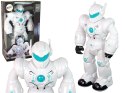 Robot Interaktywny Chodzi Dźwięk Świeci Biały Lean (15160)