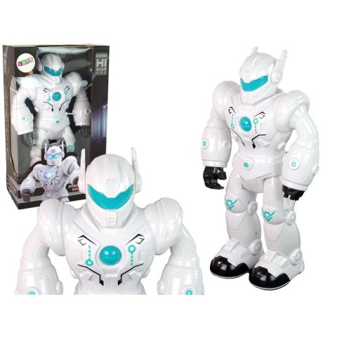 Robot Interaktywny Chodzi Dźwięk Świeci Biały Lean (15160)