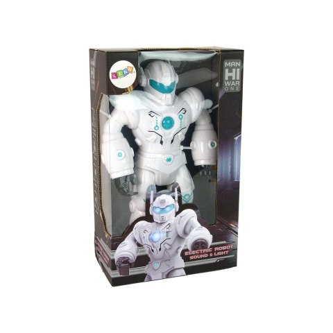 Robot Interaktywny Chodzi Dźwięk Świeci Biały Lean (15160)