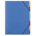 Teczka do podpisu A4 niebieski 7k. karton 500g [mm:] 260x343 Donau (8647119-10)