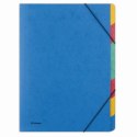 Teczka do podpisu A4 niebieski 7k. karton 500g [mm:] 260x343 Donau (8647119-10)