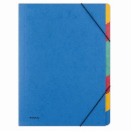 Teczka do podpisu A4 niebieski 7k. karton 500g [mm:] 260x343 Donau (8647119-10)