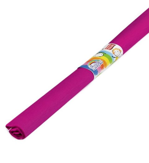 Bibuła marszczona różowa ciemna 500mm x 2000mm Fiorello (170-1985)