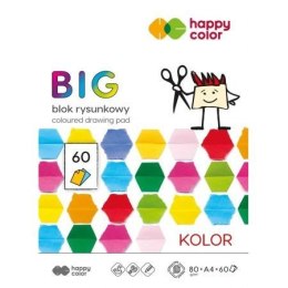 Blok rysunkowy A4 mix 80g 60k Happy Color (HA 3708 2030-09B60)