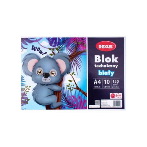 Blok techniczny biały A4 biały 10k Beniamin (4423) Blok techniczny biały A4 biały 10k Beniamin (4423)
