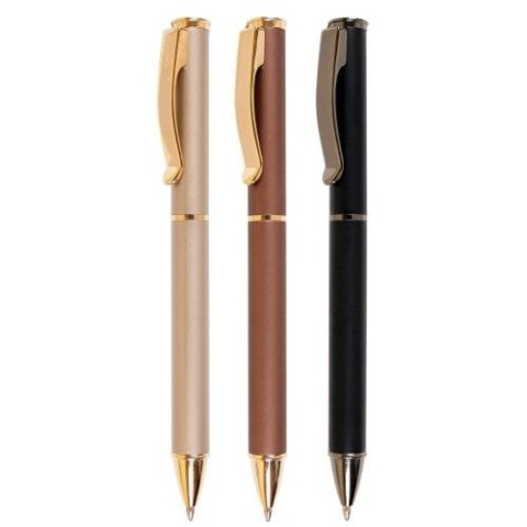 Długopis wielkopojemny Exclusive-S metalowy wkład niebieski 1,0mm Cresco (830141)