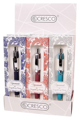 Długopis wielkopojemny wkład niebieski 1,0mm Cresco (830203)