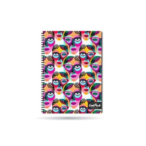 Kołozeszyt (kołonotatnik) CoolPack A4 200k. krata Patio (30544cp)