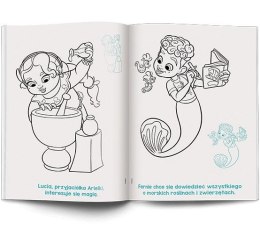 Książka dla dzieci Disney. Ariel Kolorowanka z Naklejkami Ameet (NA-9133)
