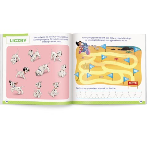 Książka dla dzieci Disney Uczy. Elementarz przedszkolaka. 4 lata Ameet Książka dla dzieci Disney Uczy. Elementarz przedszkolaka. 4 lata Ameet
