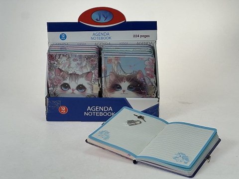 Pamiętnik z kłódką, kotki B6 Adar (617414) Pamiętnik z kłódką, kotki B6 Adar (617414)