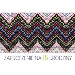 Zaproszenie ogólne Pol-Mak 16 x 9,5 cm mix wzorów