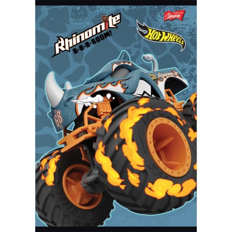 Zeszyt MATTEL HOT WHEELS A5 16k. linia Unipap Zeszyt MATTEL HOT WHEELS A5 16k. linia Unipap