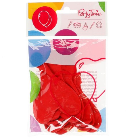 Balon gumowy serca 6 szt czerwona 280mm Arpex (K2762) Balon gumowy serca 6 szt czerwona 280mm Arpex (K2762)