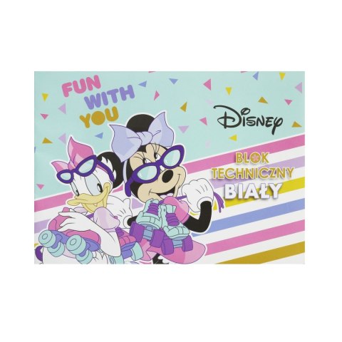 Blok techniczny biały MINNIE MOUSE Beniamin Blok techniczny biały MINNIE MOUSE Beniamin