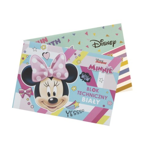 Blok techniczny biały MINNIE MOUSE Beniamin Blok techniczny biały MINNIE MOUSE Beniamin