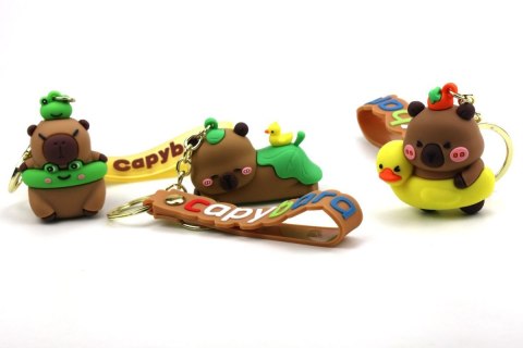 Brelok kapibara mix pakowany po 5 szt.