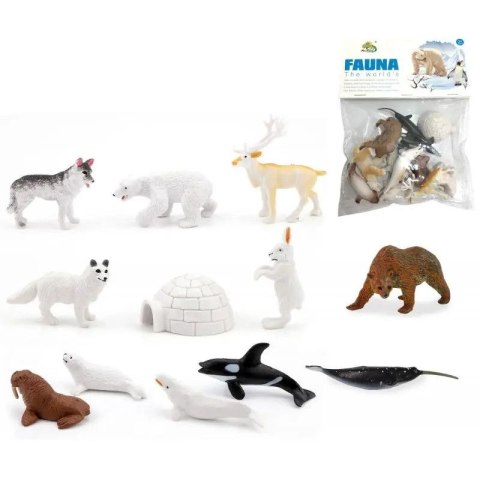 Figurka ZWIERZĘTA ZOO POLARNE 12 SZTUK Trifox (A-0929) Figurka ZWIERZĘTA ZOO POLARNE 12 SZTUK Trifox (A-0929)
