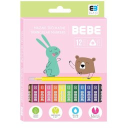 Flamaster 12 kol. Interdruk (IMAZTR12BBKP)