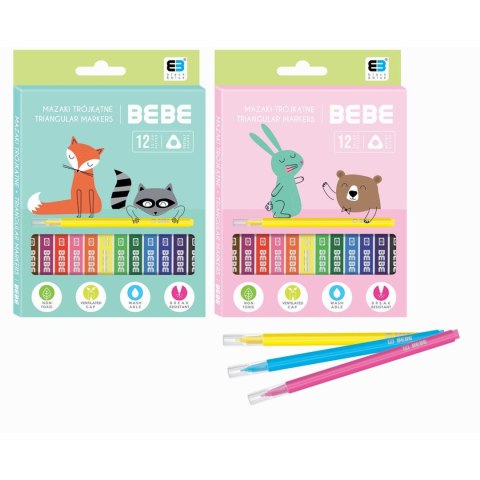 Flamaster 12 kol. Interdruk (IMAZTR12BBKP)