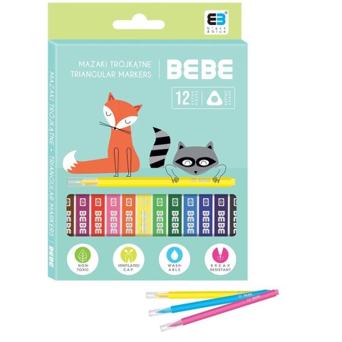 Flamaster 12 kol. Interdruk (IMAZTR12BBKP)